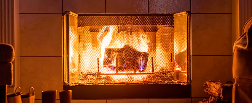 Mendota Hearth Landscape Fireplace Installation in Palmdale, California