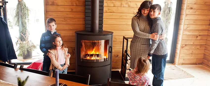 Morso Cast Iron Fireplace Insert Installation in Palmdale, California
