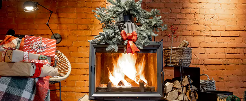 Travis Industries Linear Gas Fireplace Installation in Palmdale, California