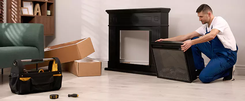 Old Rusted Metal Fireplace Repair And Replacement in Palmdale, CA