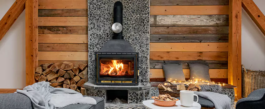 Thelin Hearth Products Direct Vent Gas Stove Fireplace Inspection in Palmdale, California