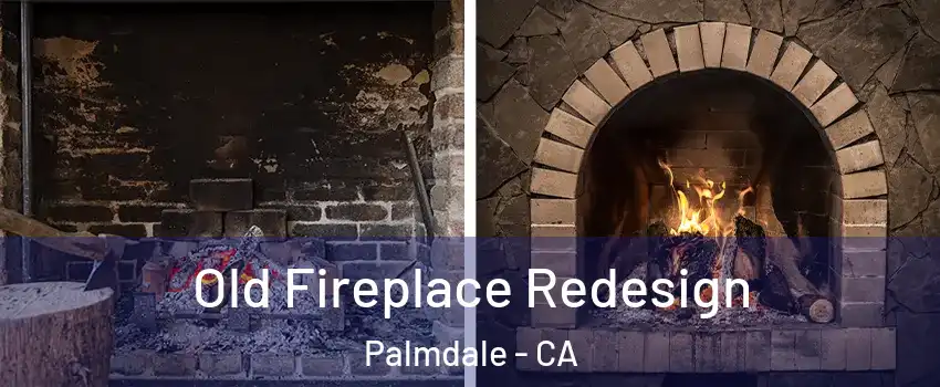 Old Fireplace Redesign Palmdale - CA